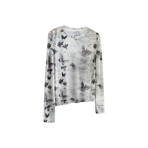 Cypress House Асфальт Серый Женские T-Рубашки