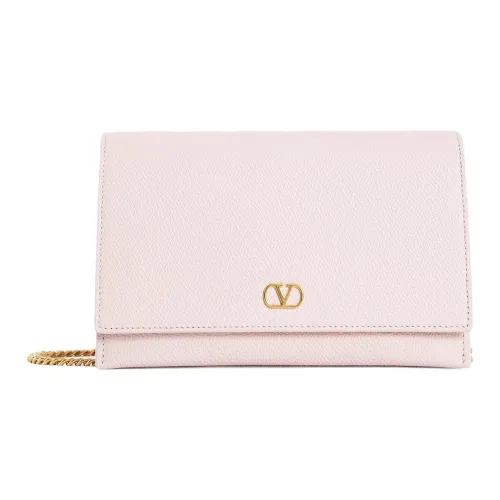 Valentino Vlogo Коровья кожа Сумка через плечо Женская Розовая