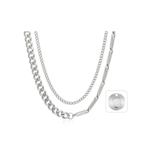 The Simpsons Титановые стальные ожерелья унисекс