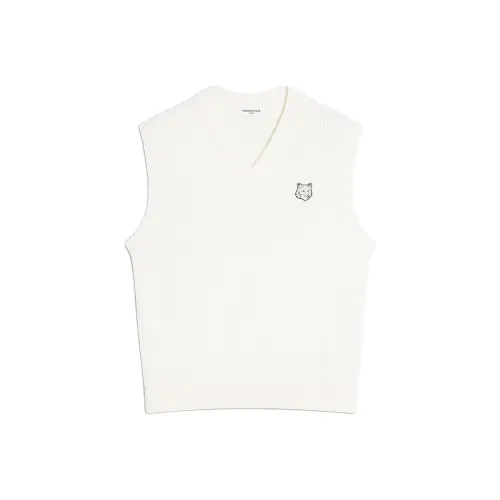 Maison Kitsune Белый Мужской Топы без рукавов