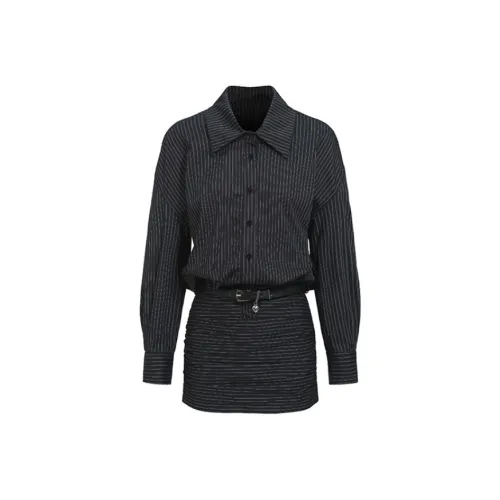 Icicofficial Длинное платье с длинными рукавами женское