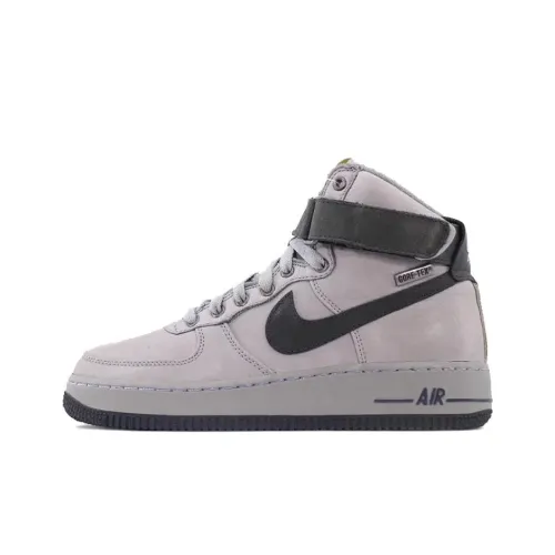 Nike Air Force 1 Водонепроницаемый и Дышащий Высокий Топ Скейтборд Кроссовки Мужские Серые
