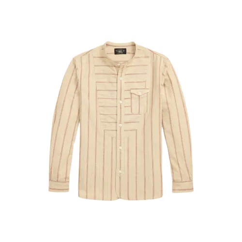 Double RL Бежевые Мужские Рубашки
