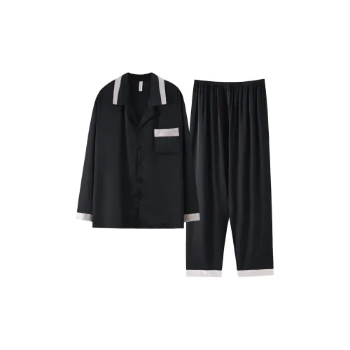 BEIYINA Черный мужской комплект пижам