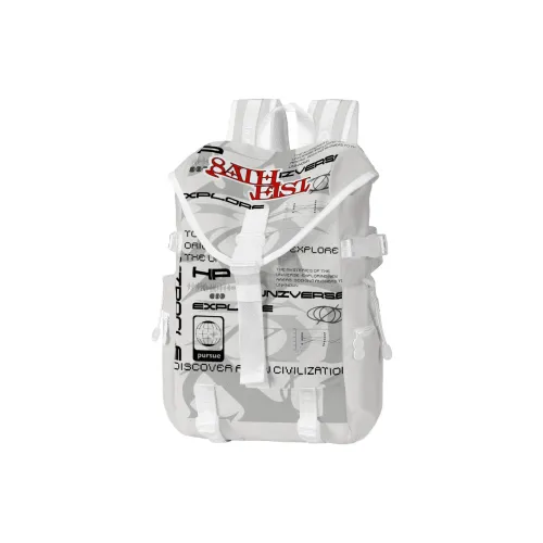 8atheist Полиэстер Рюкзак Стандартный Унисекс Белый