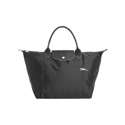 LONGCHAMP Le Pliage Ткань Путешественная Сумка Сумка Пельменная Сумка Сумка через плечо Стандартная Женская Черная