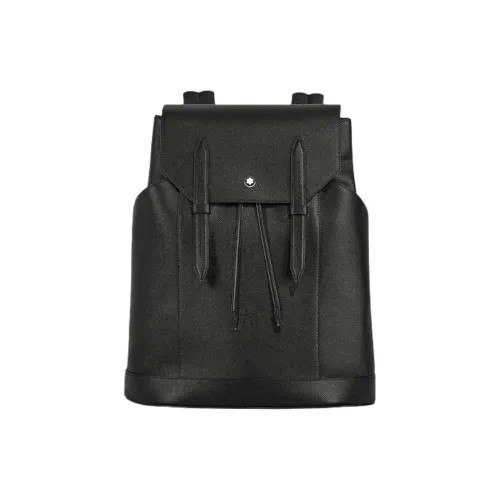 MONTBLANC Кожа Рюкзак Средний Мужской Черный