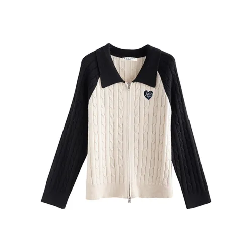 Tonlion Черный тон Женская трикотажная одежда