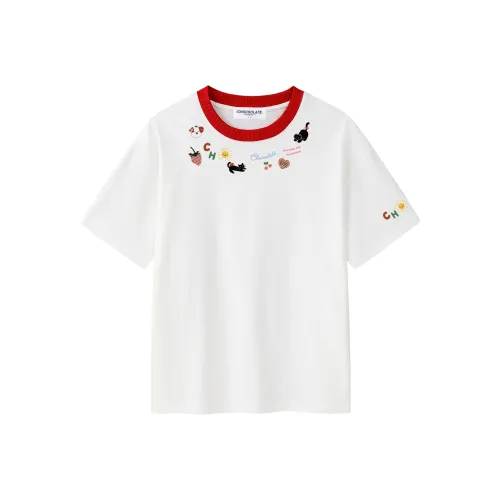 CHOCOOLATE Белый Женские T-рубашки