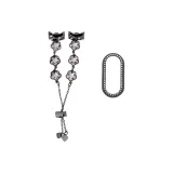 [Черный + Черный Ромб Чехол]