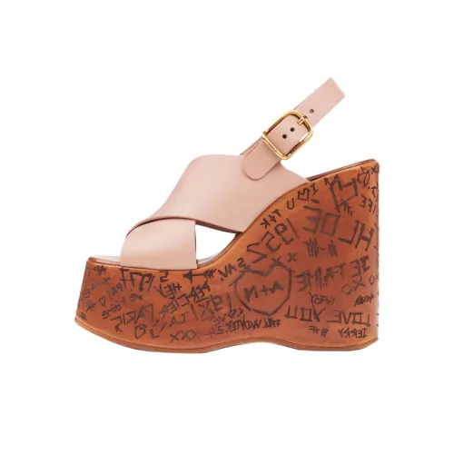 Chloe MAXIME One Ремень Сандалии 13 см Женские Розовые