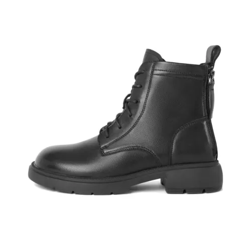 BELLE 13cm Martin Boot 3cm Женские Коричневый Черный