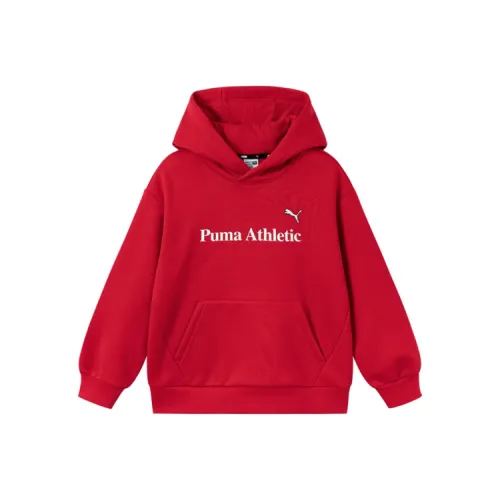 PUMA Athletic Оранжевый Красный 60501 Детские Свитшоты