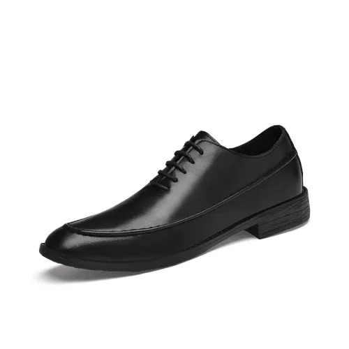 YIMINU Повседневные кожаные туфли с низким верхом мужские