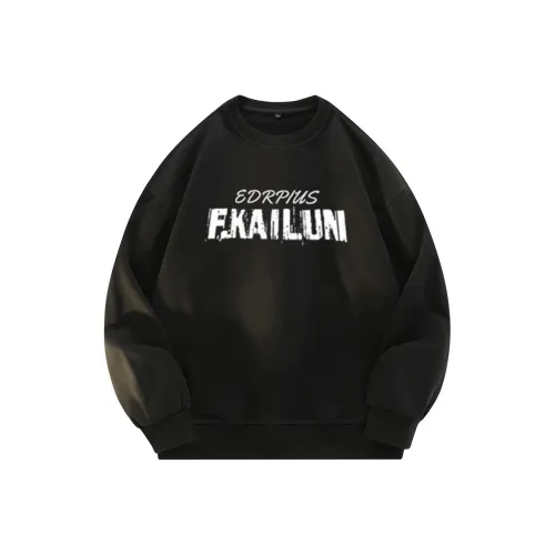 EDRPIUS Длинный рукав Свитшот Унисекс