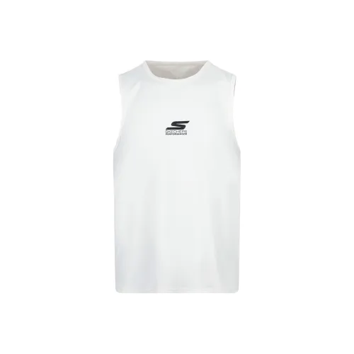 Skechers Зефирный Белый 0074 Мужские Майки