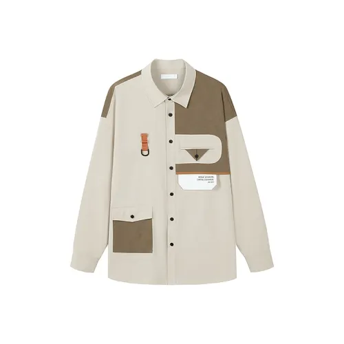 Bosieagender Хаки Унисекс Рубашки