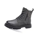 Серый хлопковый пуховик