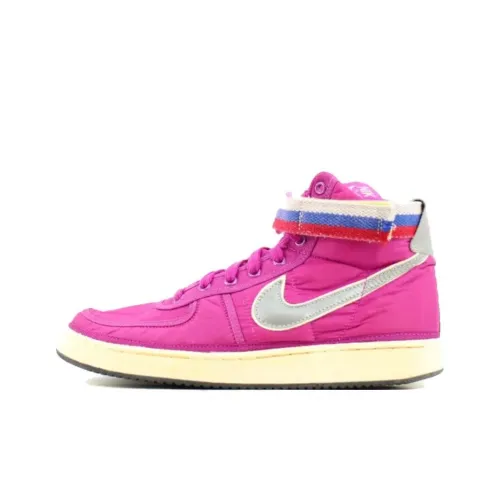 Nike Vandal High Топ Винтажные Баскетбольные Кроссовки Мужские Темно-Розовые