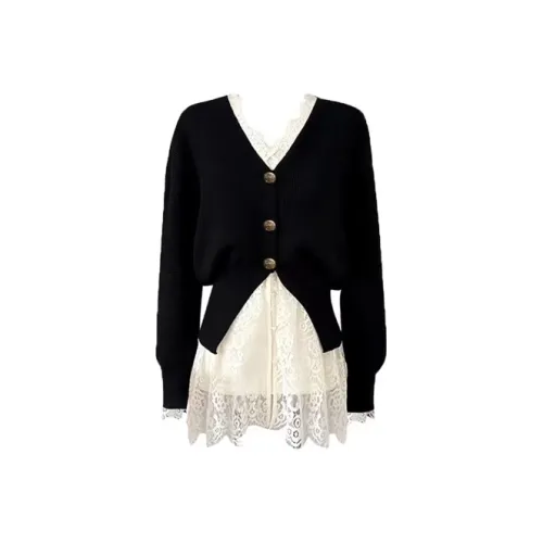 COVT Рубашка + Кардиган Женские Комплекты с Юбкой