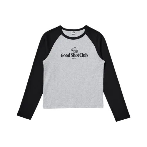 UNIQLO Черный Серый Цвет Детские Рубашки