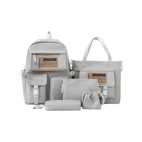 Kwq Холст Combo Set Рюкзак Унисекс Многоцветный