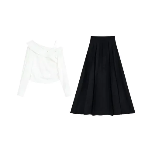 SDN by41 Белый Женские Комплекты с Юбкой