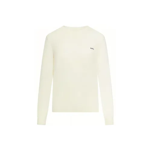 A.P.C Белые Женские Свитеры