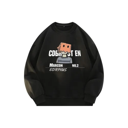 EDRPIUS Длинный рукав Свитшот Унисекс