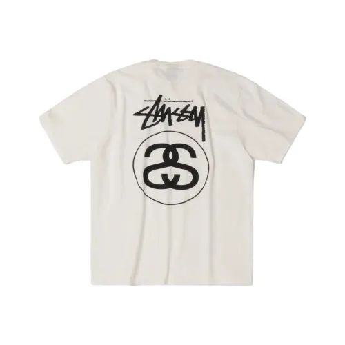 Stussy FW25 STOCK Линк Tee ПИГМЕНТ Окрашенная T Рубашка Унисекс