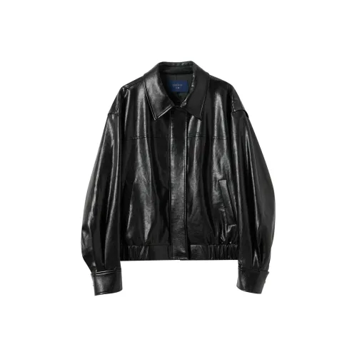 3COLOUR Классический черный Женское короткое пальто