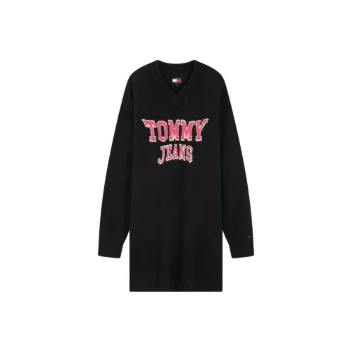 Tommy Hilfiger Длинное платье с длинными рукавами женское