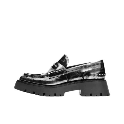 Alexander Wang Carter Лоферы 4,5 см Женские Черный и Серый