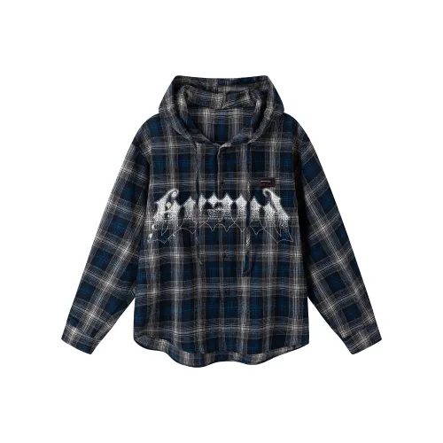 51XXHA Синий Унисекс Рубашки