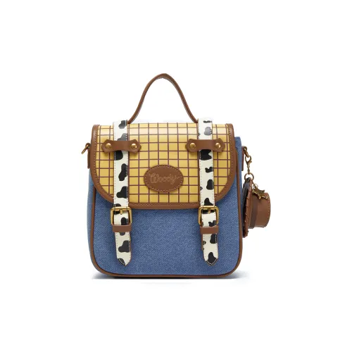 teenmix ×Disney Toy Story Искусственная кожа Двойная сумка на плечо Сумка через плечо Женская Синий Коричневый