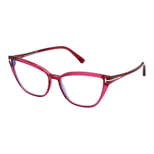 TF Пластик Кошачий глаз Оправы для очков Унисекс Розовый