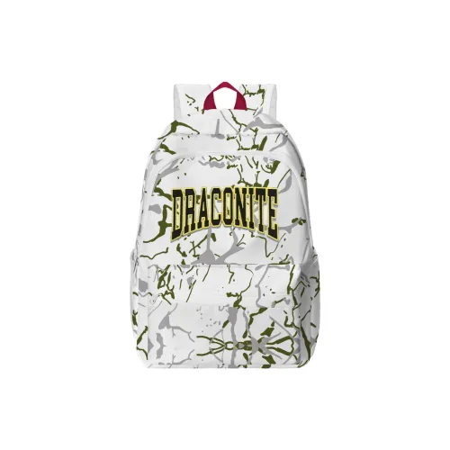 DRACONITE Полиэстер Рюкзак Ноутбук Сумка Рюкзак Унисекс Белый