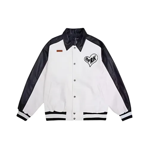 GDRG Черный Белый Цветовые блоки Унисекс Куртки