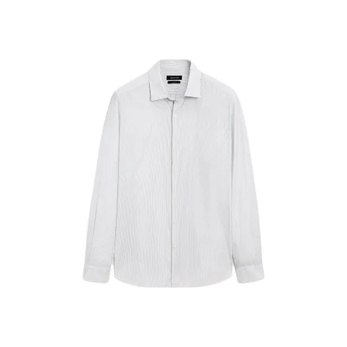 Massimo Dutti Мужские Синие Рубашки