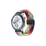 Официальная радуга [Магнитная застежка, ткань, вязаный ремешок]