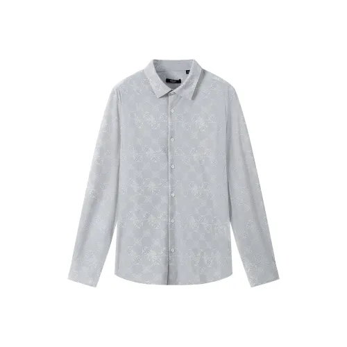 LIU·JO UOMO Light Gray Мужские Рубашки