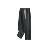 [Soft Comfortable] Темно-серый (M22 Счастливый Смайлик Логотип Штаны)