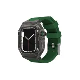 Прозрачный Черный+Зеленый