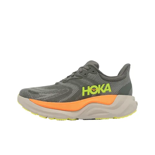 HOKA ONE ONE Arahi 8 Дышащие Поддерживающие Повседневные Беговые Кроссовки Унисекс Серый Зеленый
