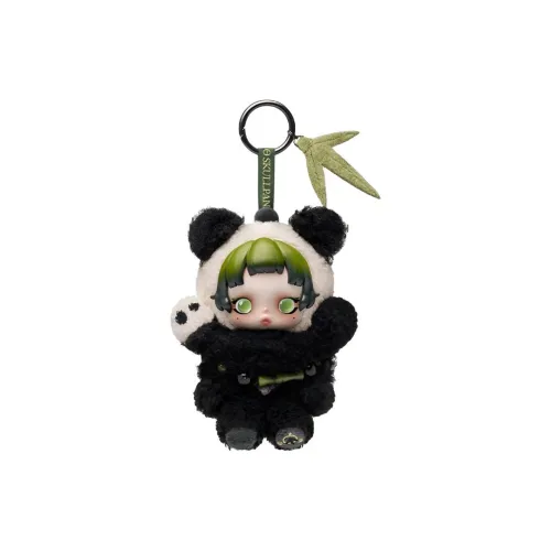 POP MART Θ Skullpanda Lazy Bear Plush Украшение Trend Основанные Продукты