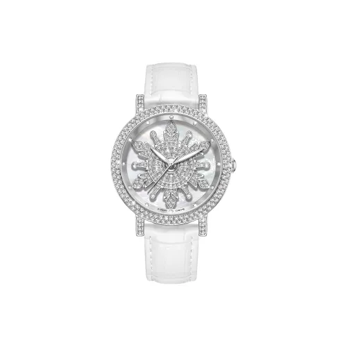 DISNEY FROZEN Серия Кварцевый механизм Кожаный ремешок Часы Женские Розовый циферблат