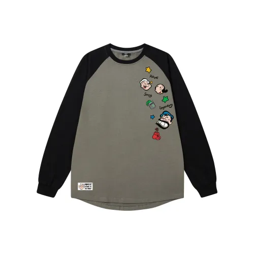 POPEYE Длинный рукав Т-рубашка Унисекс
