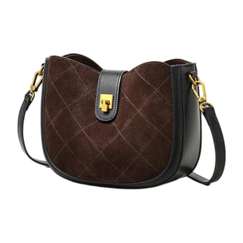 MILLIE'S Сумка через плечо из коровьей кожи сумка на плечо обычная женская кофейного винного цвета