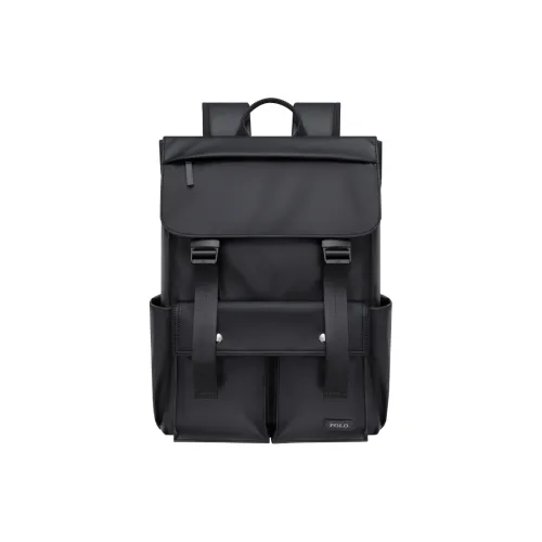 POLO Ткань Рюкзак Экстра-большой Мужской Черный