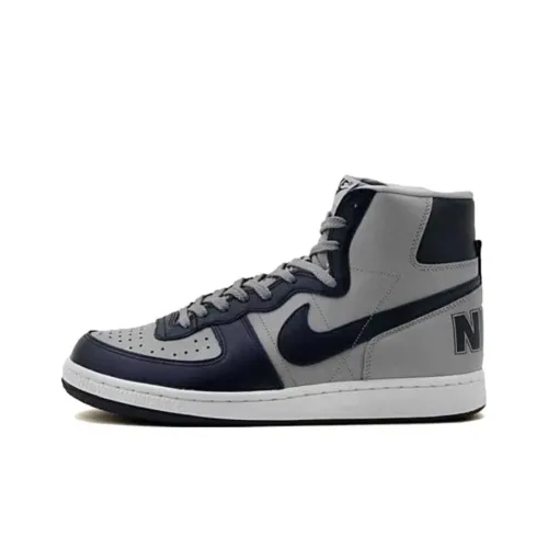 Nike Terminator High Топ Скейтборд Кроссовки Мужские Серые